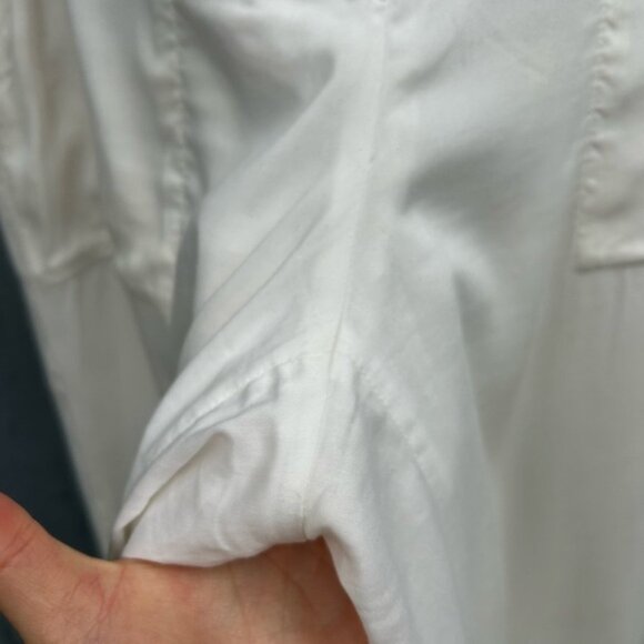 Club Monaco White wide leg pants, size 0 - Picture 10 of 12